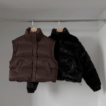 Load image into Gallery viewer, Two-way Puffer Jacket