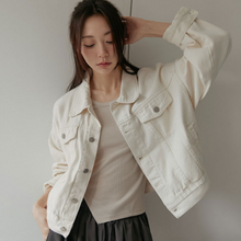 Load image into Gallery viewer, Semi-Oversized Denim Jacket