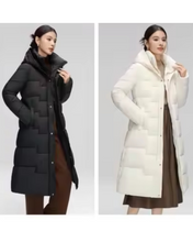 Load image into Gallery viewer, Long Bubble Jacket with Cinched Waist