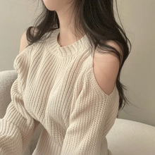 Load image into Gallery viewer, Open Shoulder Sweater