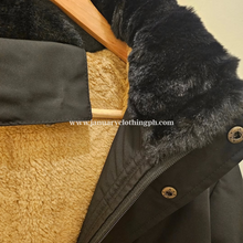 Load image into Gallery viewer, Black Parka Jacket for Men