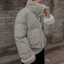 Load image into Gallery viewer, Reversible Cropped Puffer