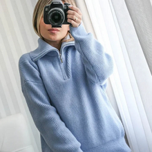Load image into Gallery viewer, Collared Knit Sweater