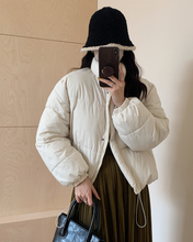 Load image into Gallery viewer, Semi-Cropped Puffer Jacket