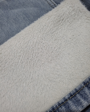 Load image into Gallery viewer, Fleece Wide Denim Pants