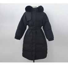 Load image into Gallery viewer, Belted Long Bubble Jacket