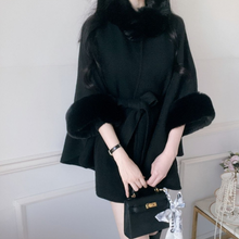 Load image into Gallery viewer, Fur Cape Poncho