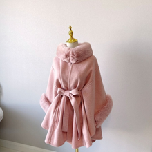 Load image into Gallery viewer, Fur Cape Poncho