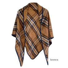 Load image into Gallery viewer, Triangle Plaid Scarf