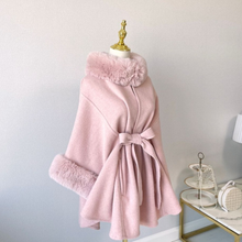 Load image into Gallery viewer, Fur Cape Poncho