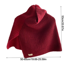 Load image into Gallery viewer, Two-tone Knitted Scarf