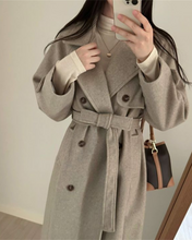 Load image into Gallery viewer, Soft Wool Trench Coat