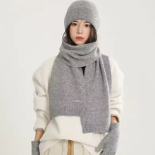 Load image into Gallery viewer, Beanie, Scarf & Gloves Set