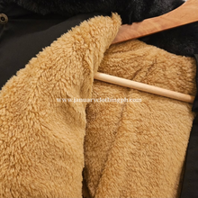 Load image into Gallery viewer, Black Parka Jacket for Men