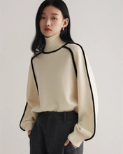 Load image into Gallery viewer, Lined Knit Turtleneck