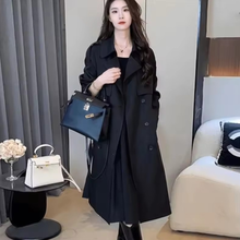 Load image into Gallery viewer, Long Trench Coat