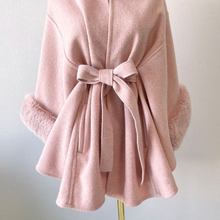 Load image into Gallery viewer, Fur Cape Poncho