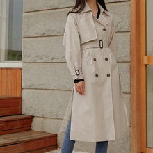 Load image into Gallery viewer, Side Slit Trench Coat