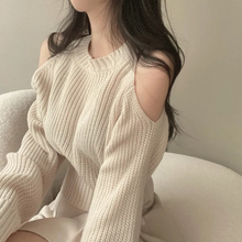 Load image into Gallery viewer, Open Shoulder Sweater