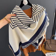 Load image into Gallery viewer, Reversible Square Scarf