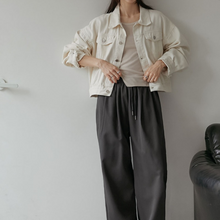 Load image into Gallery viewer, Semi-Oversized Denim Jacket