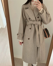 Load image into Gallery viewer, Soft Wool Trench Coat