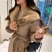 Load image into Gallery viewer, Two-way Long Puffer Jacket