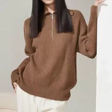 Load image into Gallery viewer, Collared Knit Sweater