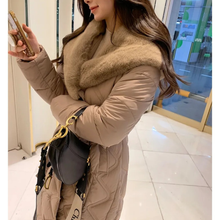 Load image into Gallery viewer, Two-way Long Puffer Jacket