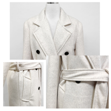 Load image into Gallery viewer, Double breasted Long Wool Coat