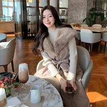 Load image into Gallery viewer, Two-way Long Puffer Jacket