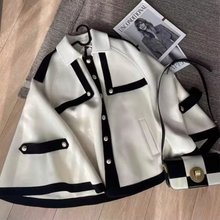 Load image into Gallery viewer, White Buttoned Poncho