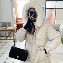 Load image into Gallery viewer, Belted Long Bubble Jacket