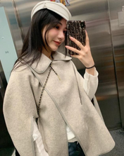 Load image into Gallery viewer, Collared Poncho