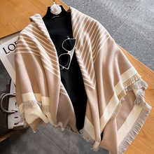 Load image into Gallery viewer, Reversible Square Scarf