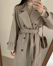 Load image into Gallery viewer, Soft Wool Trench Coat