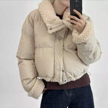 Load image into Gallery viewer, Reversible Cropped Puffer