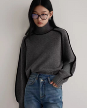 Load image into Gallery viewer, Lined Knit Turtleneck