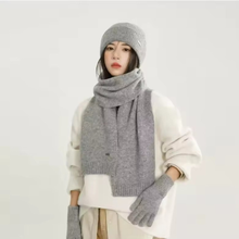 Load image into Gallery viewer, Beanie, Scarf & Gloves Set