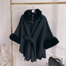 Load image into Gallery viewer, Fur Cape Poncho