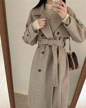 Load image into Gallery viewer, Soft Wool Trench Coat