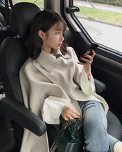 Load image into Gallery viewer, Collared Poncho