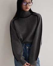 Load image into Gallery viewer, Lined Knit Turtleneck
