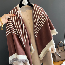 Load image into Gallery viewer, Reversible Square Scarf