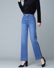 Load image into Gallery viewer, Fleece Denim Pants