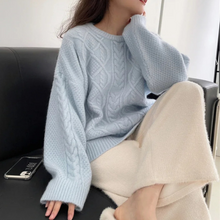 Load image into Gallery viewer, Roundneck Cable Knit Sweater