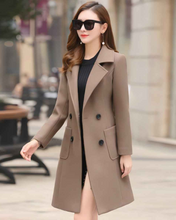 Load image into Gallery viewer, Buttoned Wool Coat