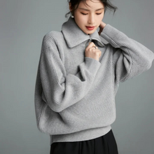 Load image into Gallery viewer, Collared Knit Sweater