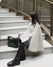 Load image into Gallery viewer, Collared Poncho