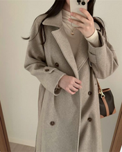 Load image into Gallery viewer, Soft Wool Trench Coat